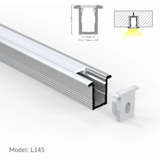 Venta caliente Perfil de aluminio LED Barra de luz Perfil LED Perfil de aluminio para tiras de LED